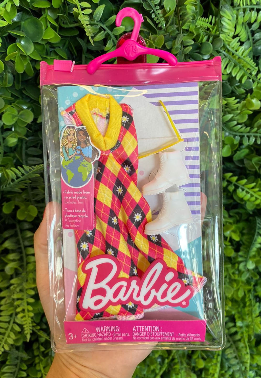 Look Roupa Boneca Barbie Fashion Estilosa Menina Mattel - Lolo Baby