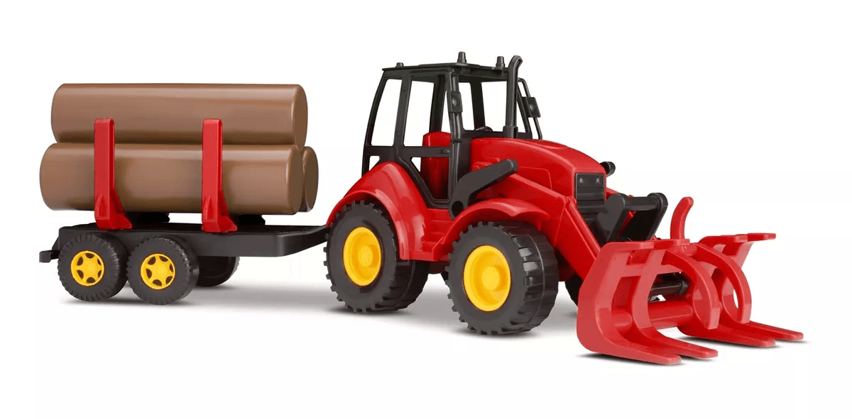 Trator Brinquedo Infantil Menino Caçamba Agrícola - Vermelho em Promoção na  Americanas